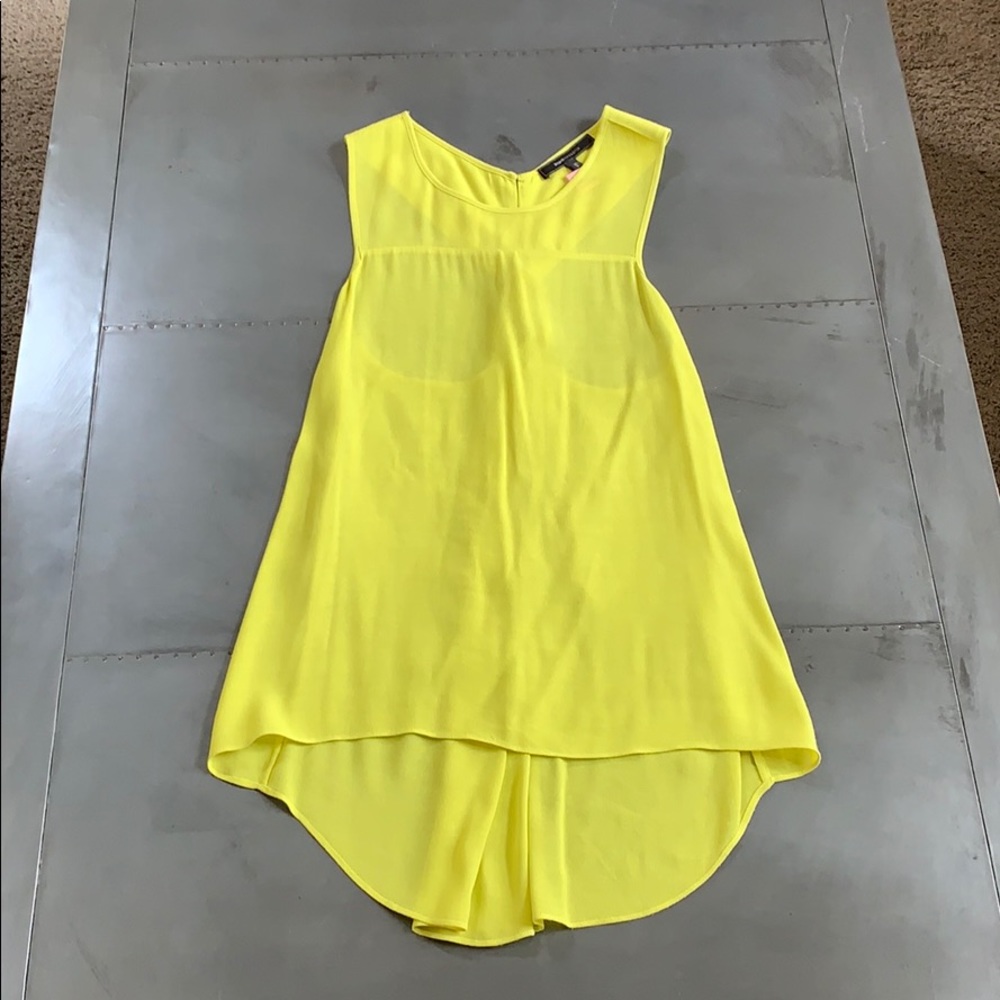 BCBG MaxAzria lime tank